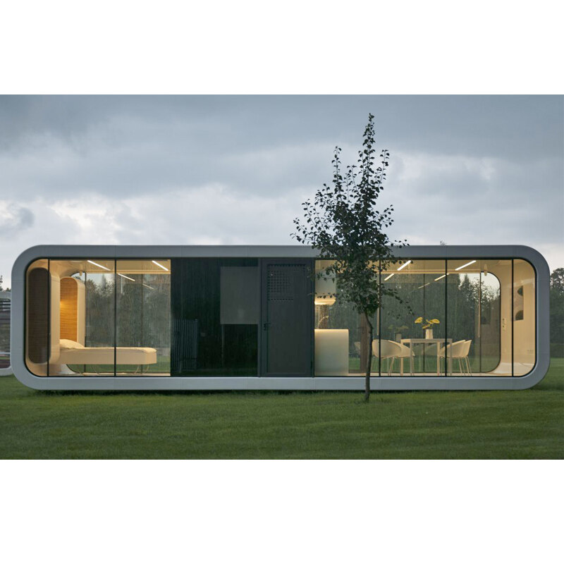 20ft Outdoor Modern Prefab Houses Mobile Working House Office Pod Apple Cabin