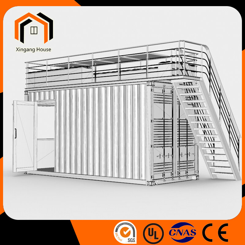 Factory direct competitive price shipping container 40ft luxury prefabricated container house