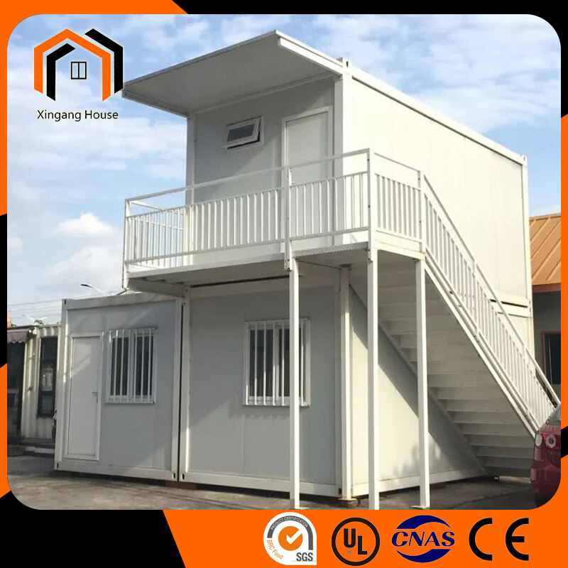 Low price prefab T type prefab house 40ft construction site container house