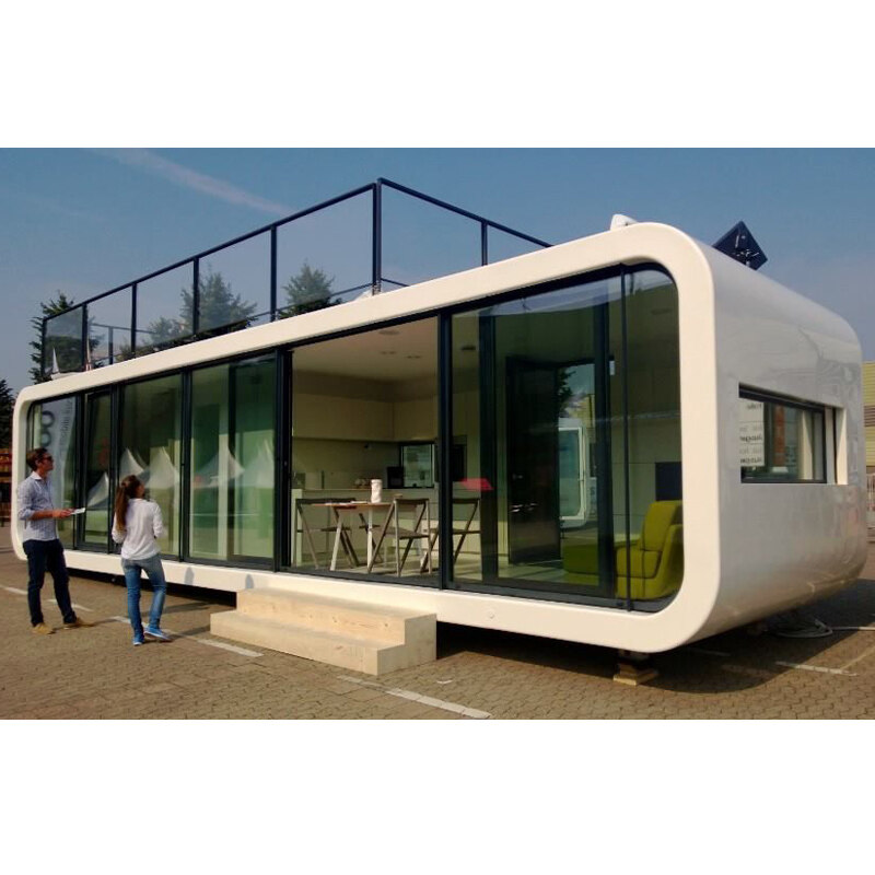 Modern Design Prefab Houses Garden Pod Living Container Homes Apple Cabin