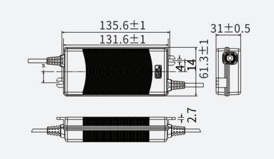 GVE-95W Compact Design Desktop Power Adapter-GM95