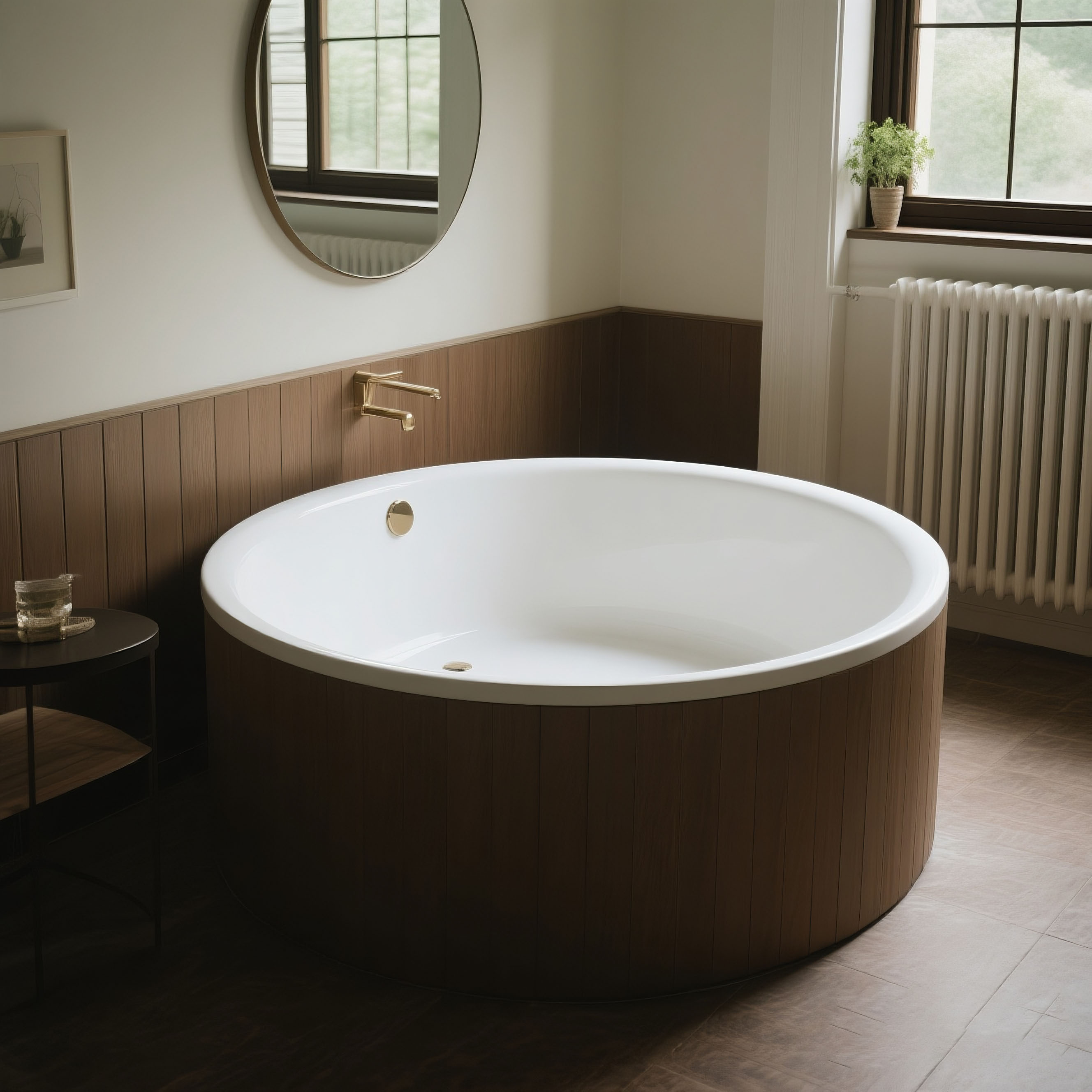  Circular bathtub