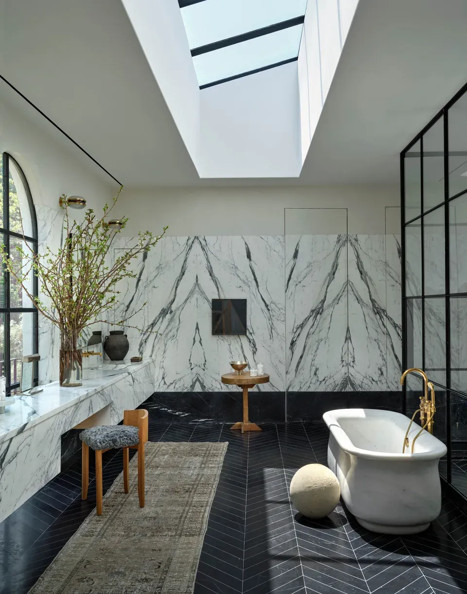 bathroom shower room toilet design - Jeremiah Brent Design