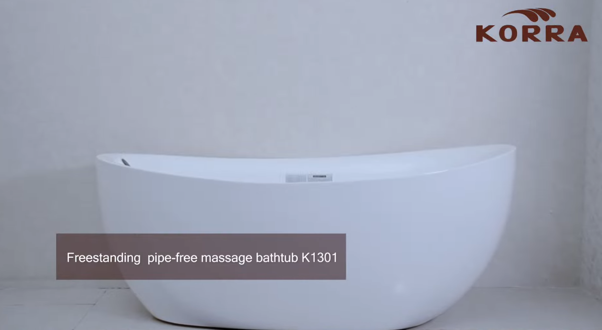 K1301 Freestanding Jacucciz Massage Bathtub 