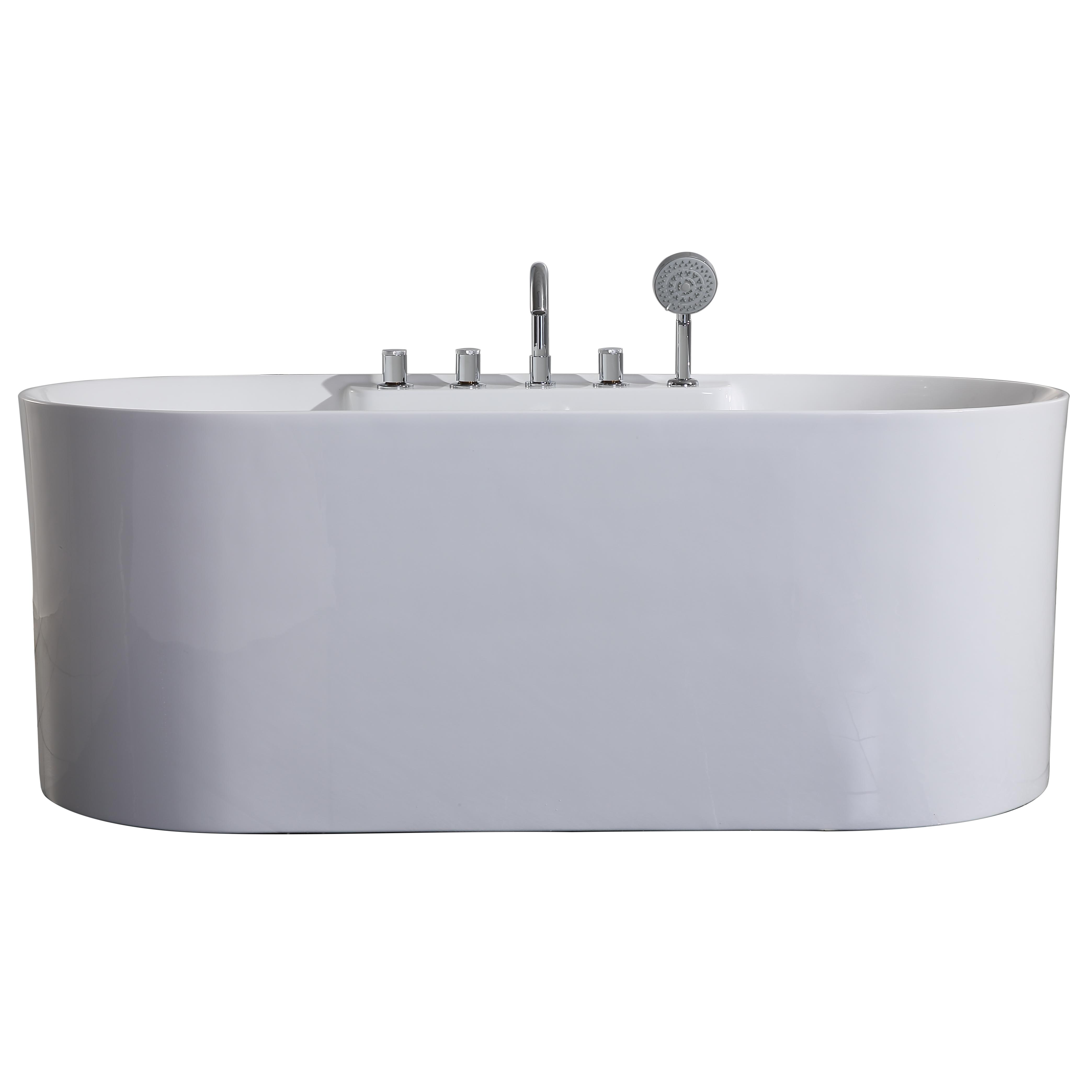 Oval and Round Acrylic Bathtub with Budget-Friendly Build