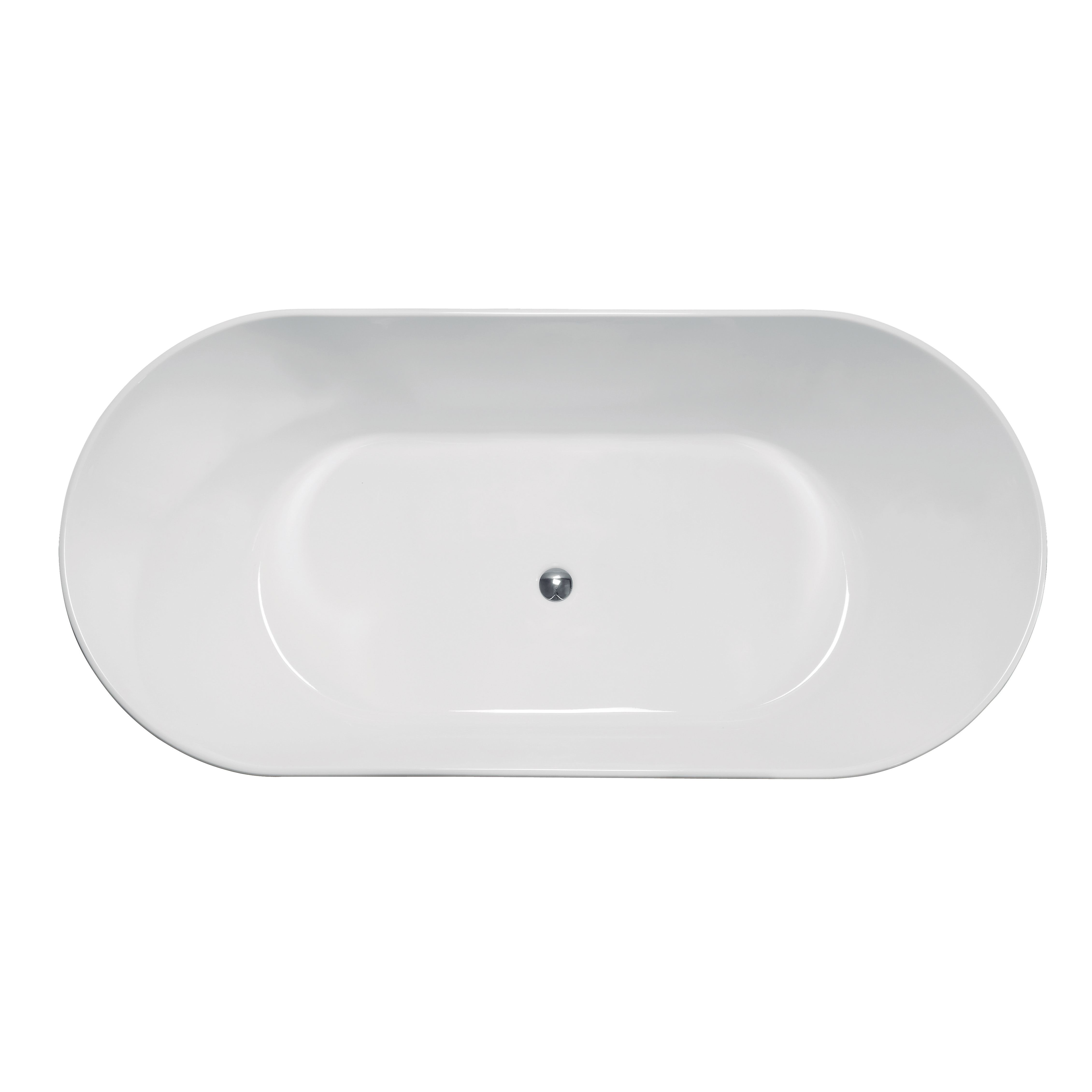 Acrylic Simple Tub for Shower and Bathing Use