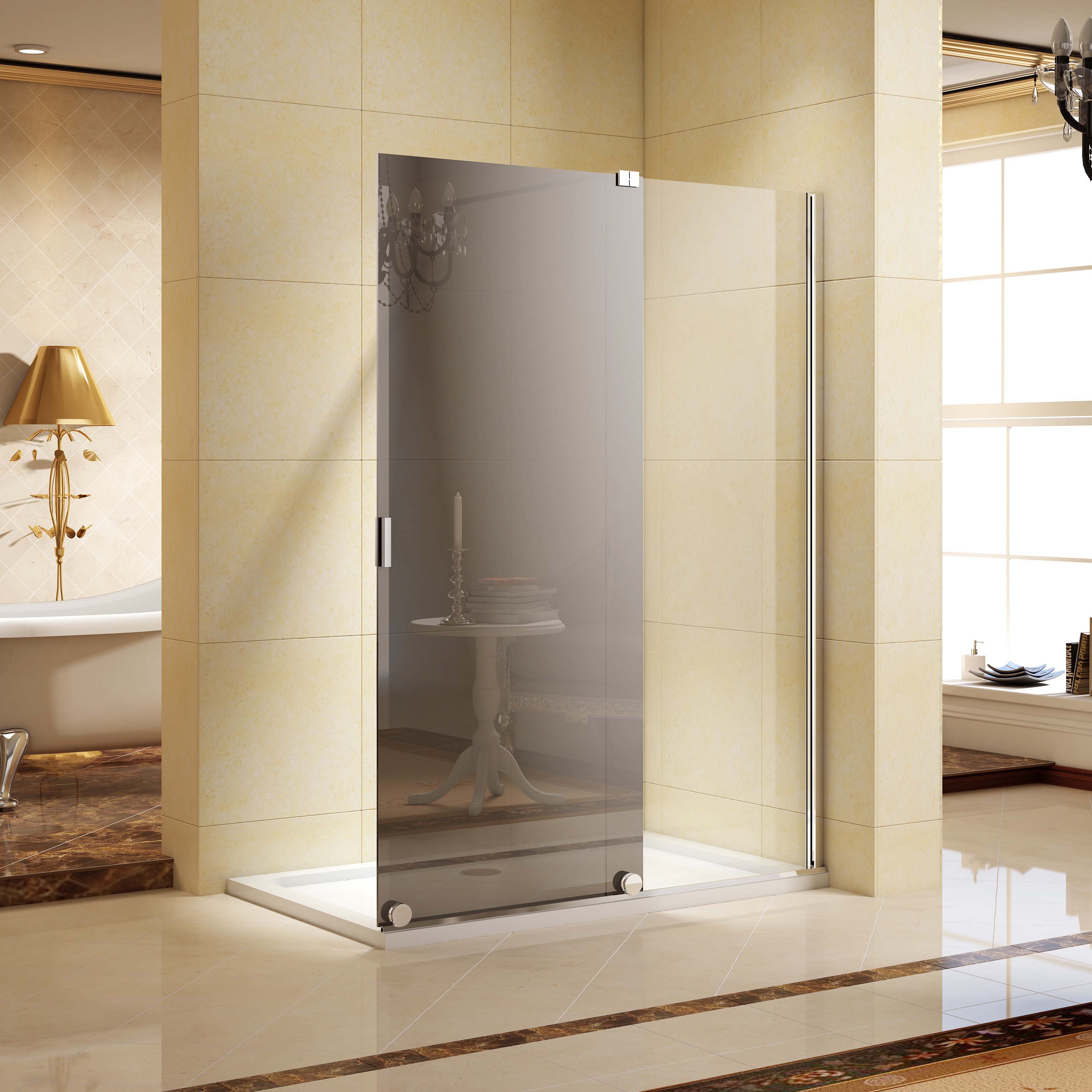 Frameless Glass Shower Room with Bottom Roller Sliding door