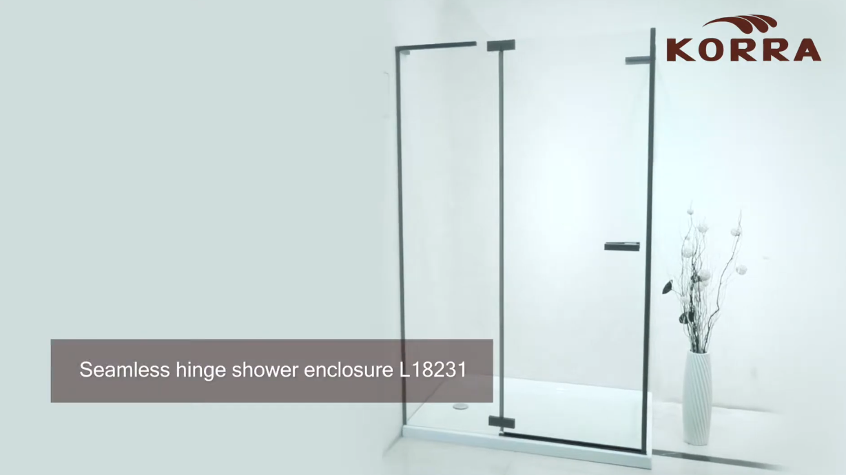 L18231 Rectangle Shape Hinge Door Shower Enclosure 