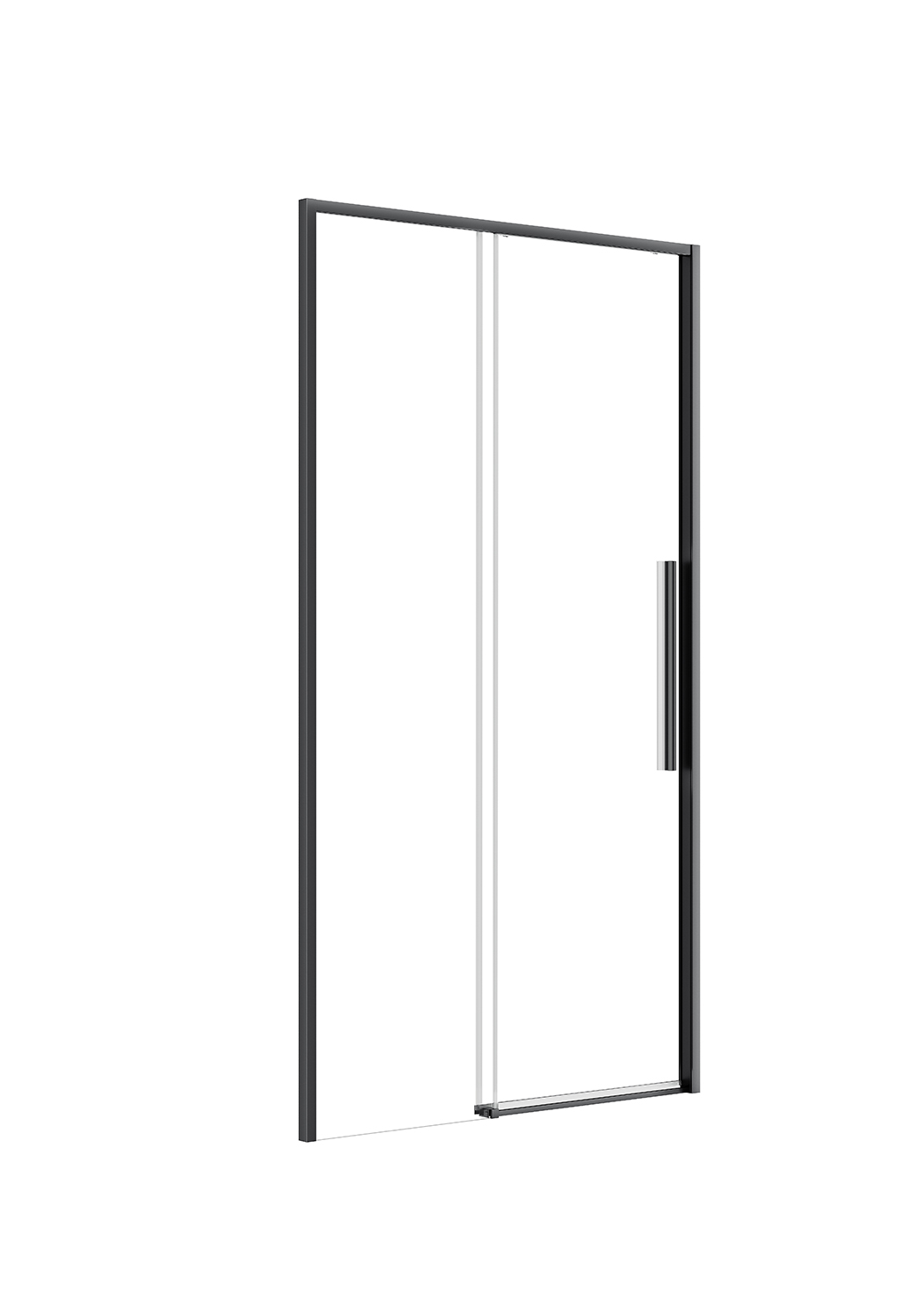 Cabine de douche en verre ultra-mince avec porte coulissante