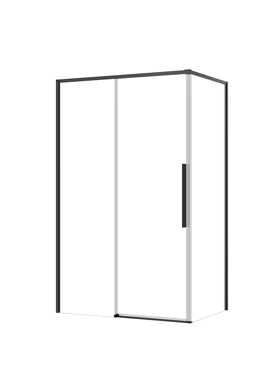 Ultra Thin Frame Glass Shower Enclosure with Sliding Door