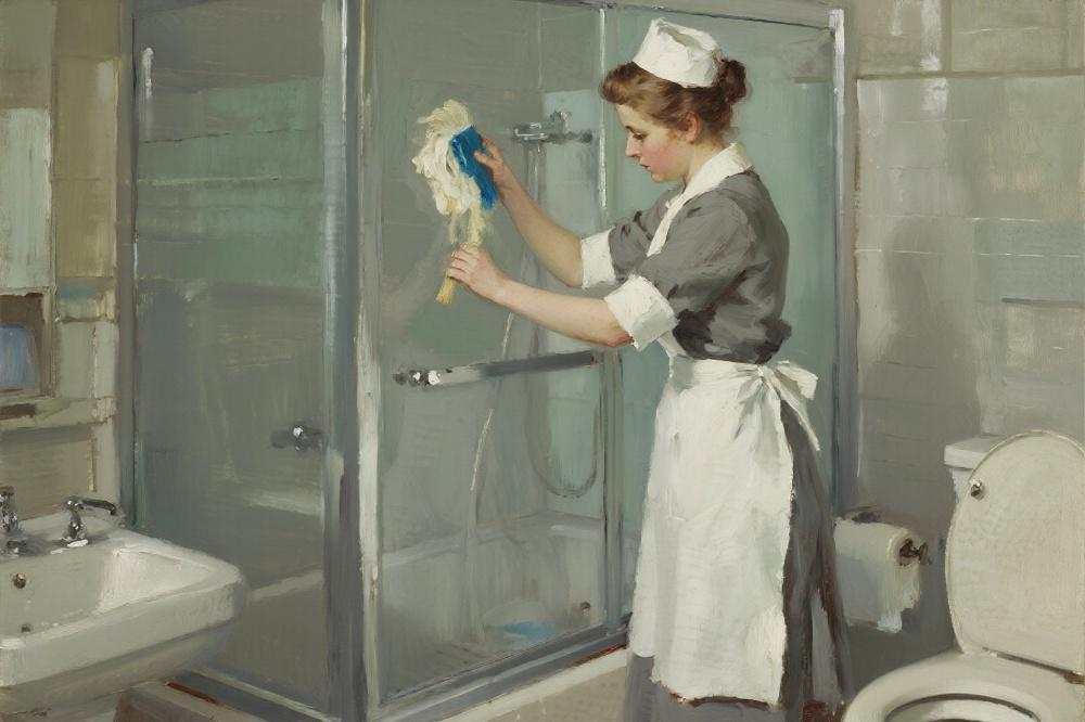 comment nettoyer la rouille d'un panneau de douche en verre