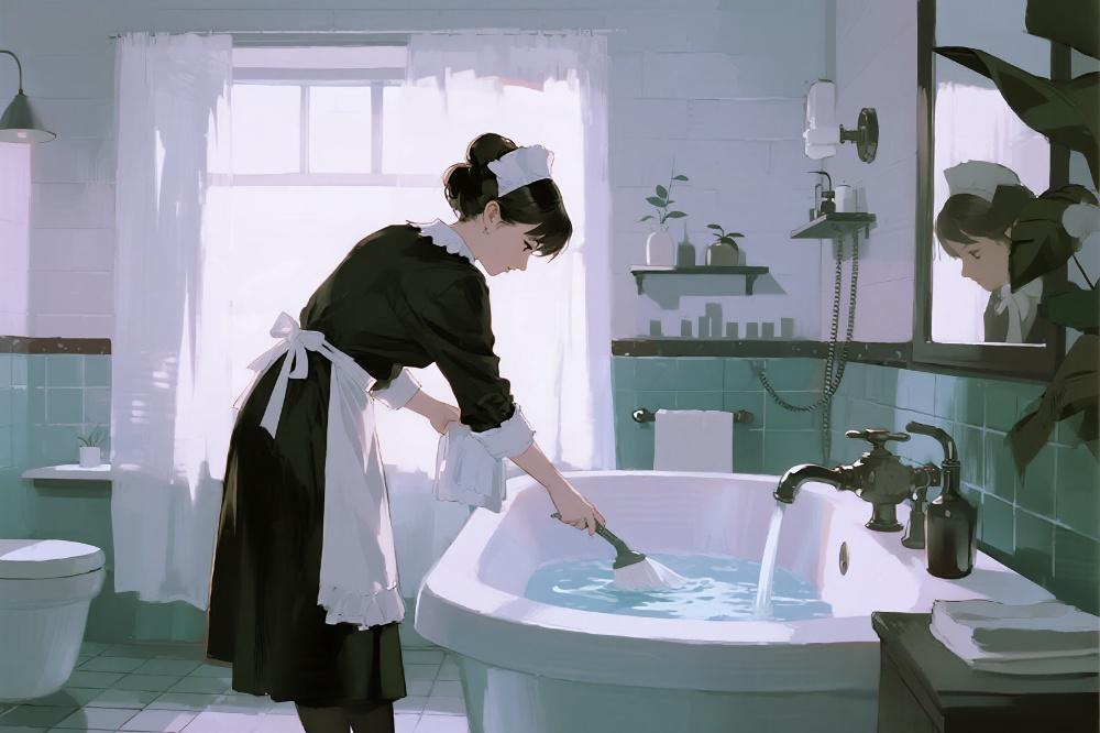 comment enlever les taches de rouille de la baignoire de la salle de bain