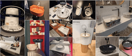 3D printing, smart sensors, and nature-inspired art for ceramic basin designs
