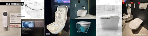 Villeroy & Boch smart toilet with touchscreen interface