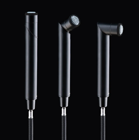 Bossini’s foldable faucet can bend into different angles