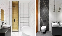 Create an Accent Wall - latest new trendy bathroom design tips