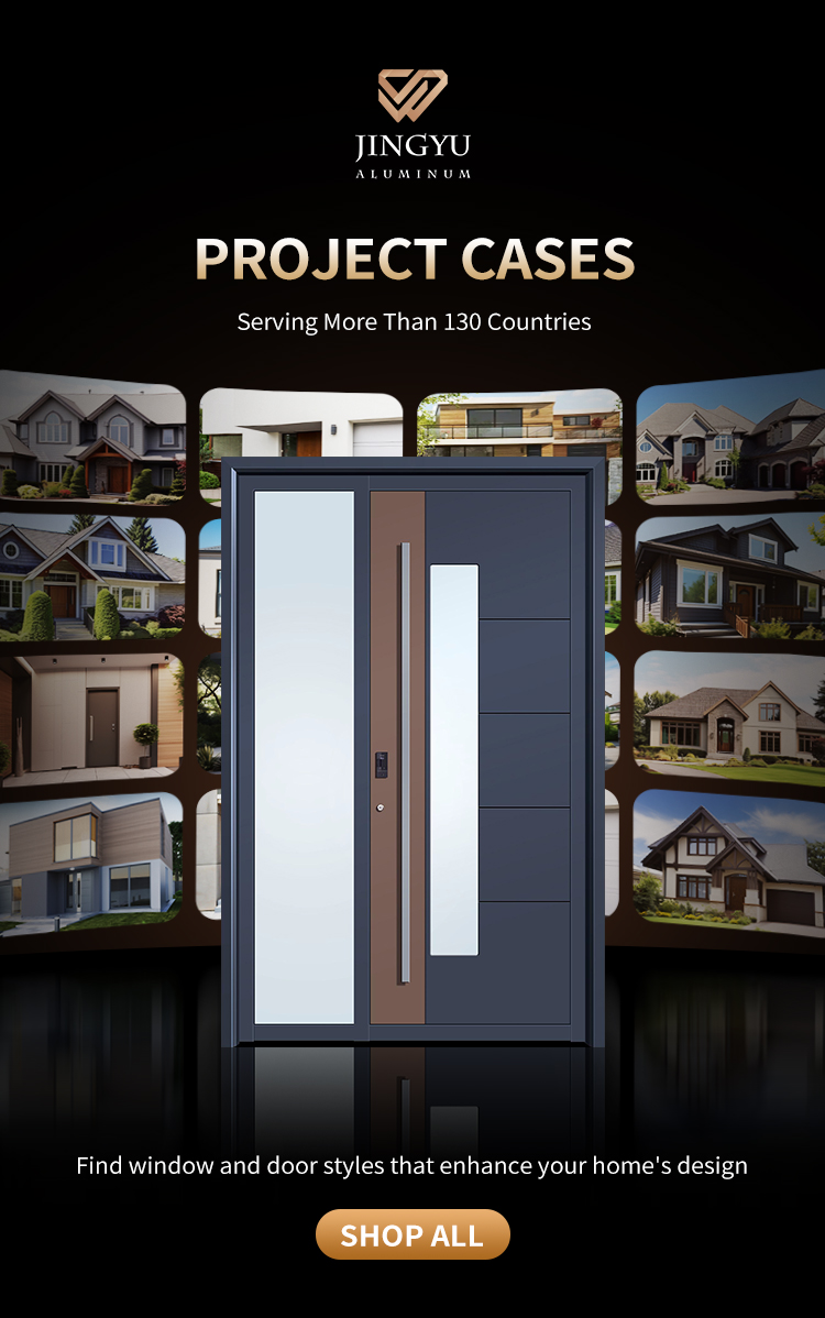 aluminum front entry door designs