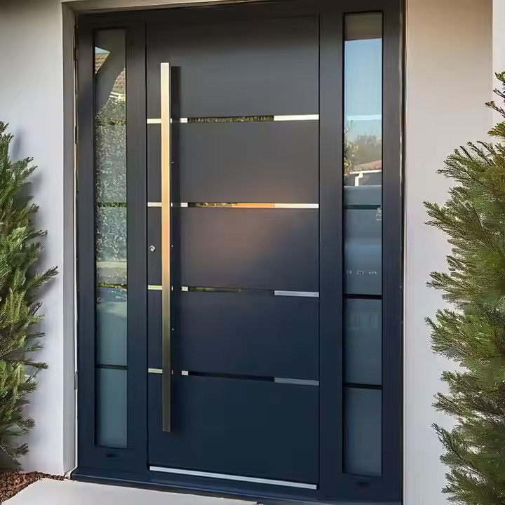 aluminum anti theft exterior door