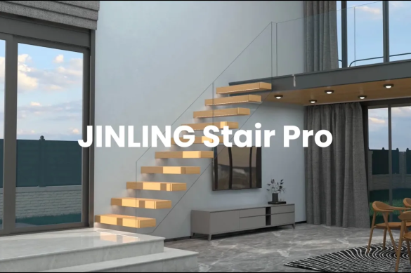 De-structure a  floating staircase | JINLING STEEL