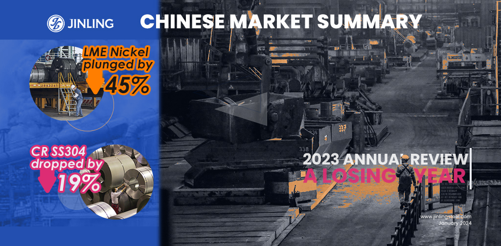 Stainless Steel Market Summary In China|| 2023 annual review: a losing year. (Dec 25-29th)