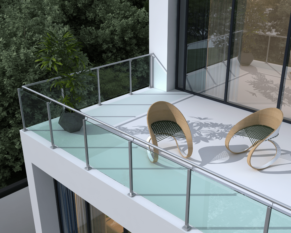 architectural glass railing systems