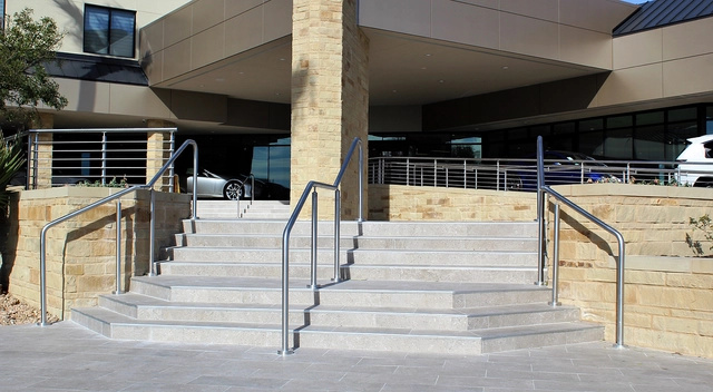 stainless steel wall mounted handrail