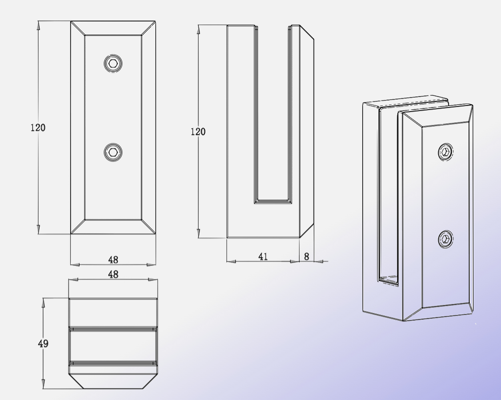 stainless steel glass railing manufacturers