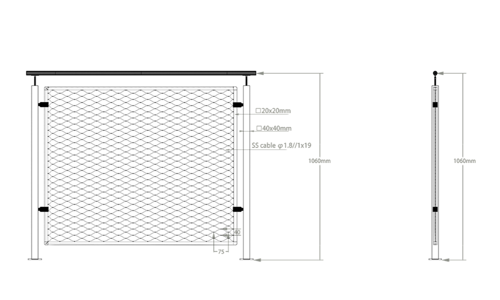 wire mesh railing manufacturer