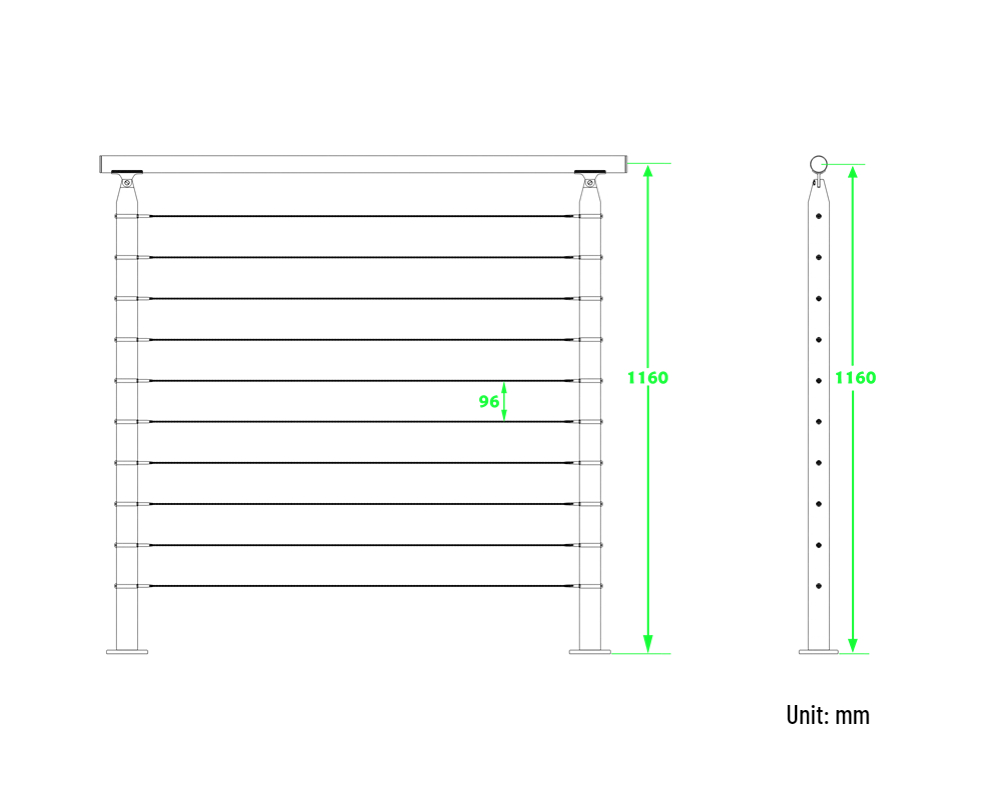 custom cable railing services manufacturer