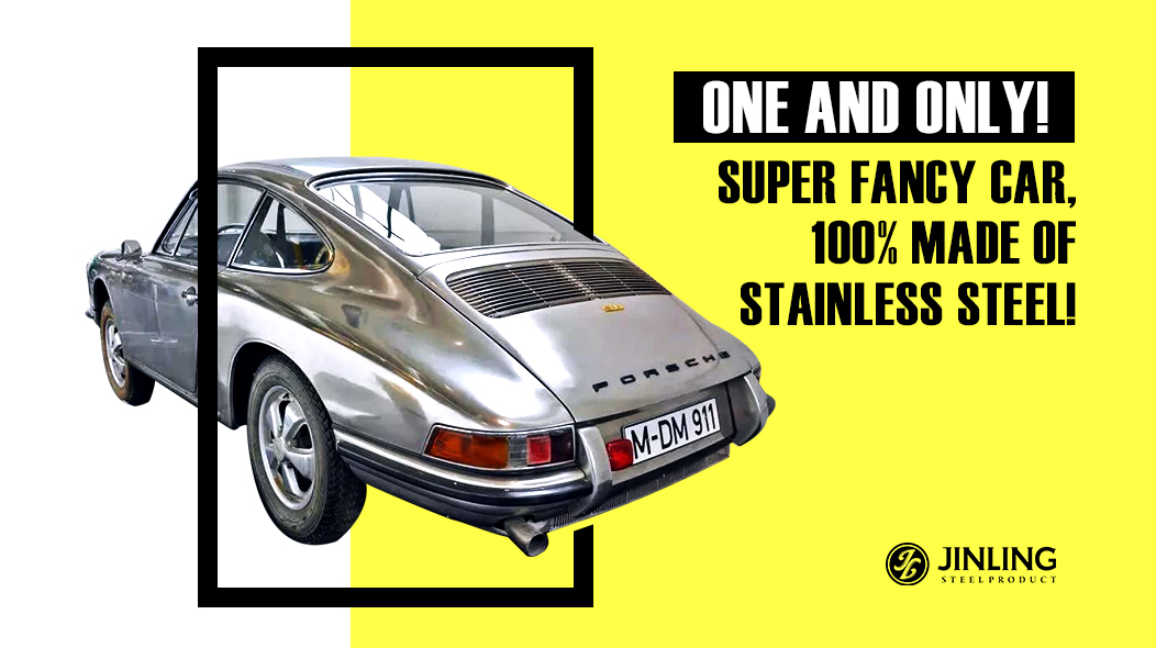 One and Only! Super Fancy Car, 100% Made of Stainless Steel!