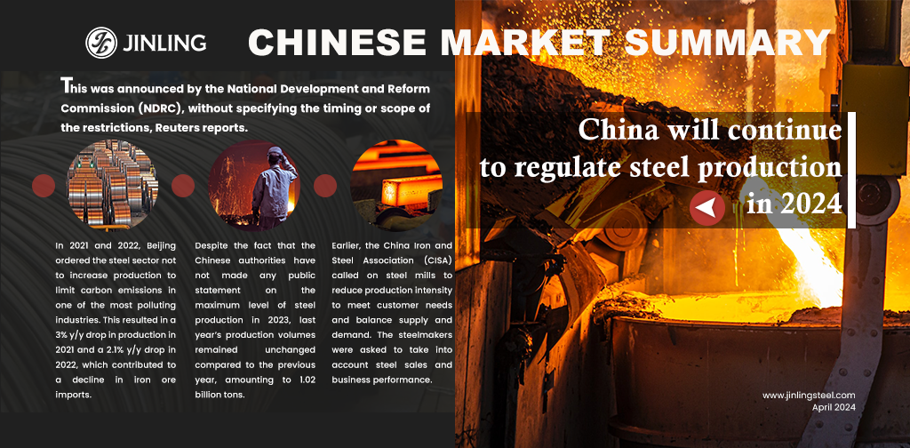 Stainless Steel Market Summary In China|| NDRC announced: China will continue to regulate steel production in 2024. (Apr 1-5)