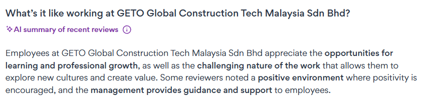 GETO global construction tech malaysia sdn bhd reviews