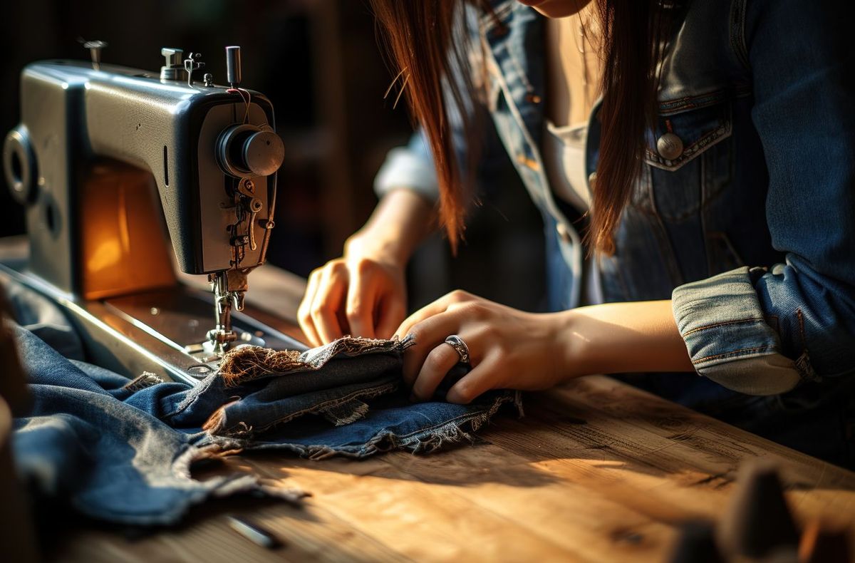 art-craftsmanship-female-hands-skillfully-sewing-vintage-machine