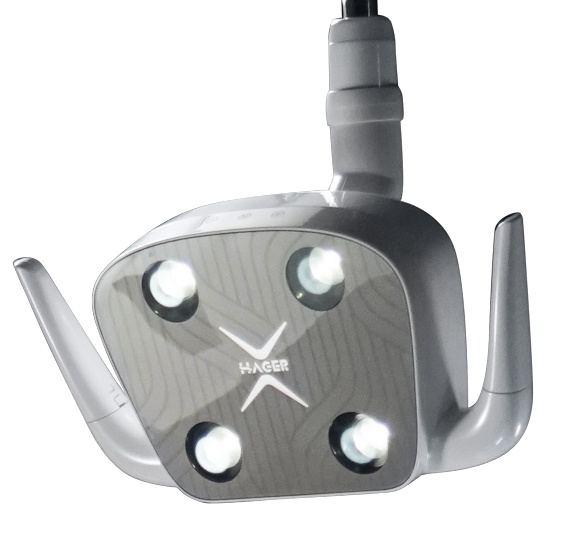 4-LED dual color shadowless lamp