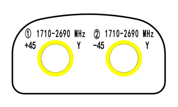 17dBi 1710-2700MHz MIMO 平板定向体育场天线