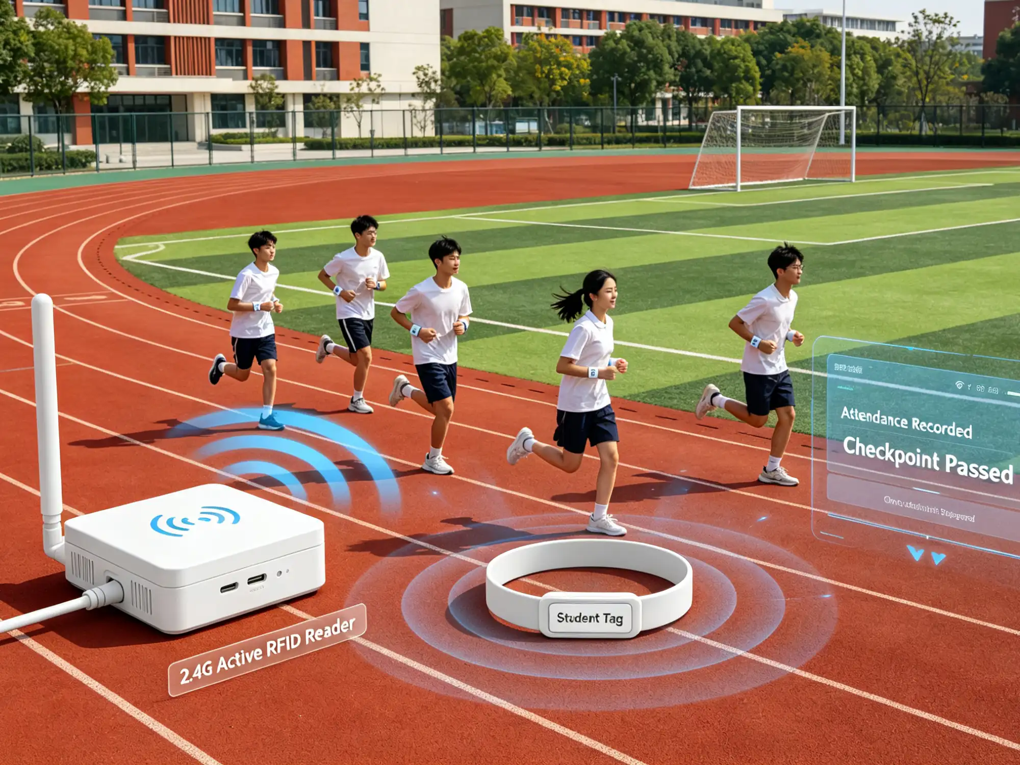 2.4G Active RFID Campus Solution