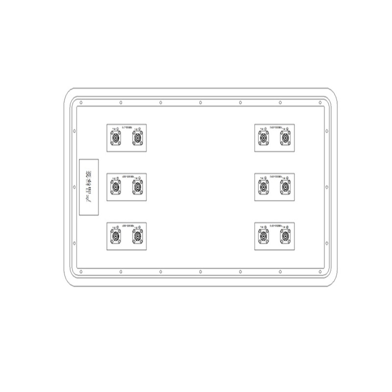 12端口定向板状天线 617-896/1695-2690/3400-3800/5150-5925MHz 30°/60°