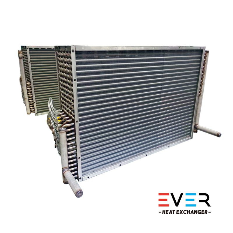 Custom dimension evaporator for frozen food equipment