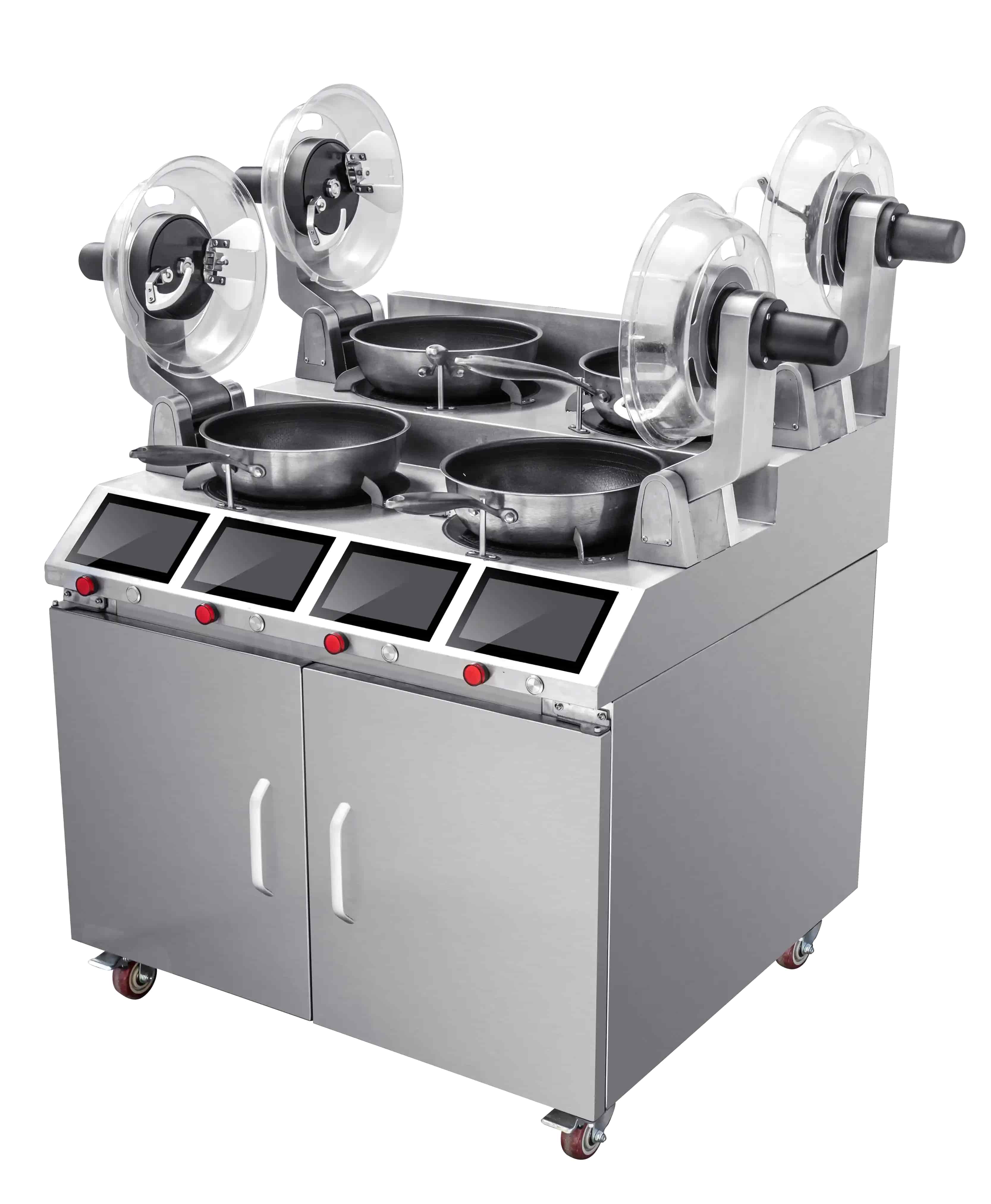 Cabinet-type top stirring frying pan Cooking machine (voice prompt + 