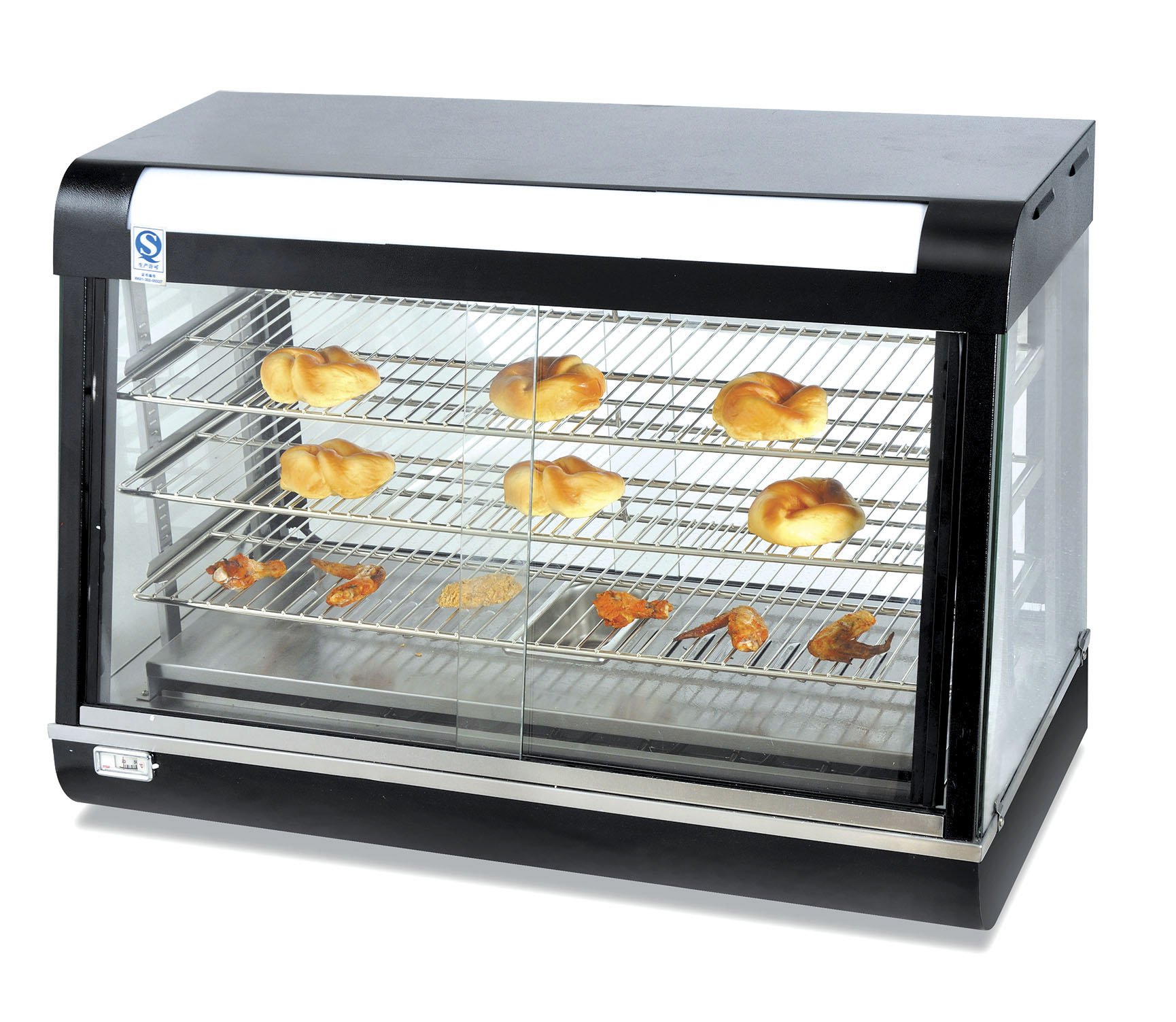 Electric Curved Glass Warming Showcase R60-2