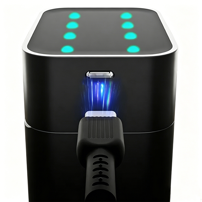 M7036 8slots USB-C AA Charger Real-Time Intelligent LED Status Monitoring
