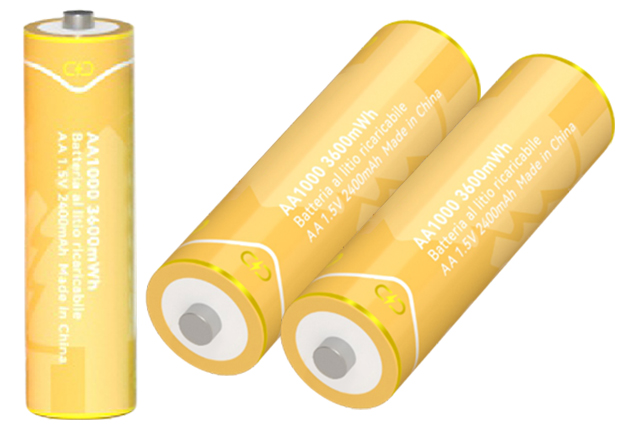 Victory Power Battery 3600mWh AA Li-ion Rechargeable Battery