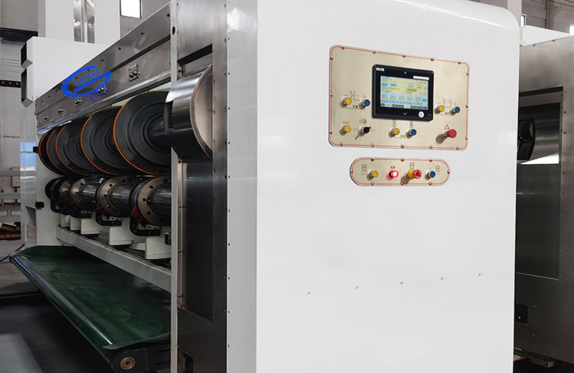 Slotter for cardboard box inline machine 04