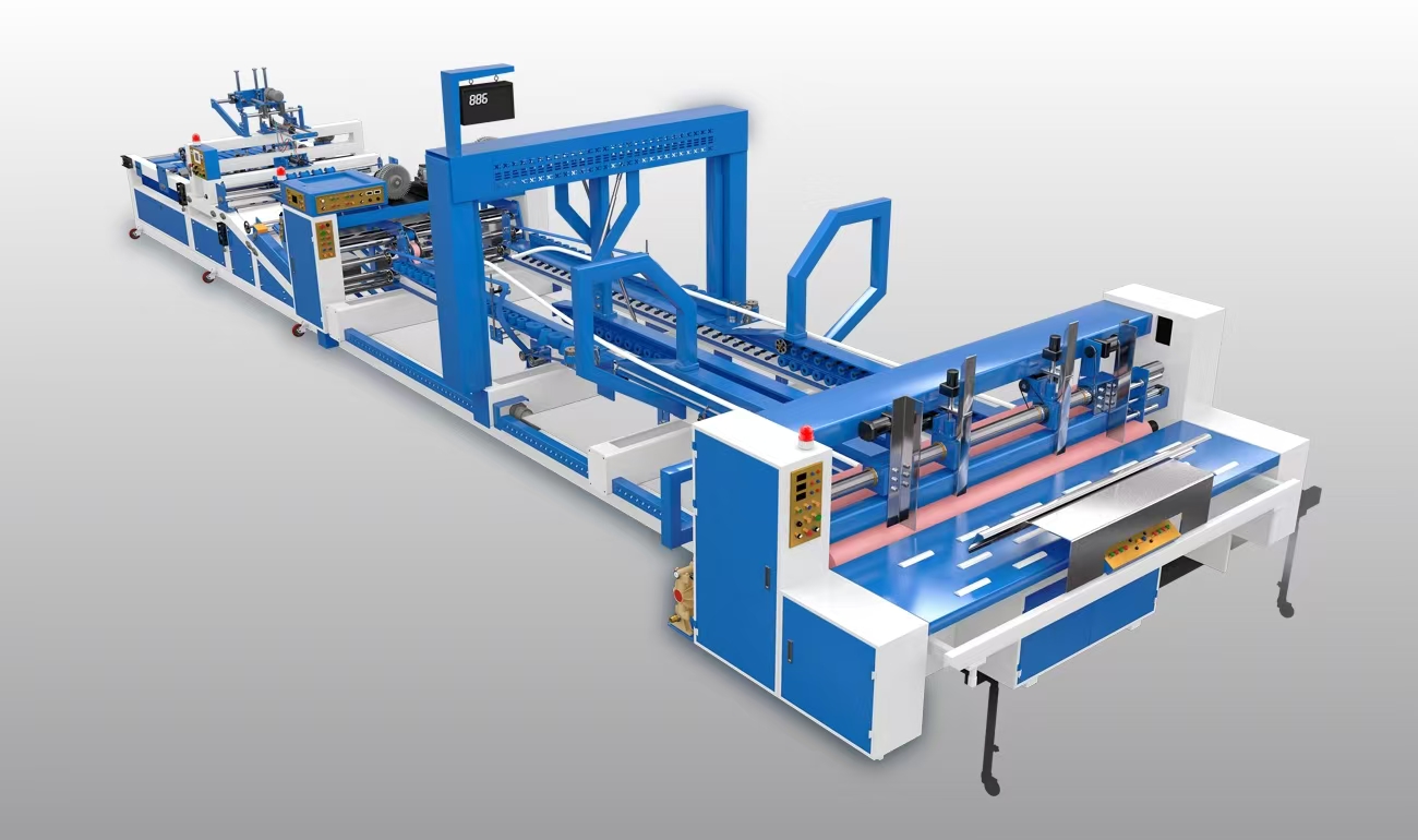 Automatic Folder Gluer Stitcher Counter Ejector