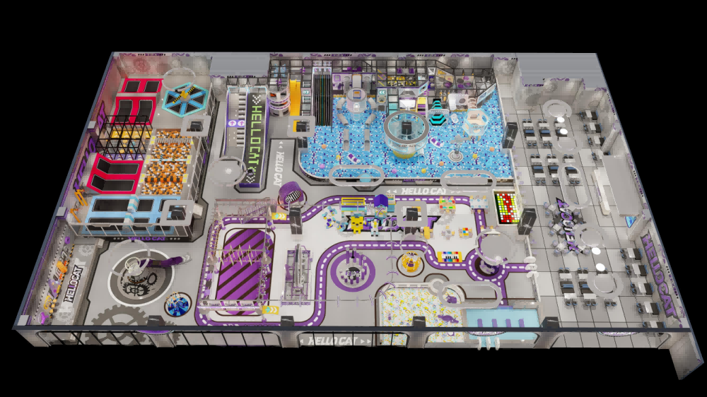 3000㎡ Futuristic Indoor Amusement & Sports Park in Vietnam