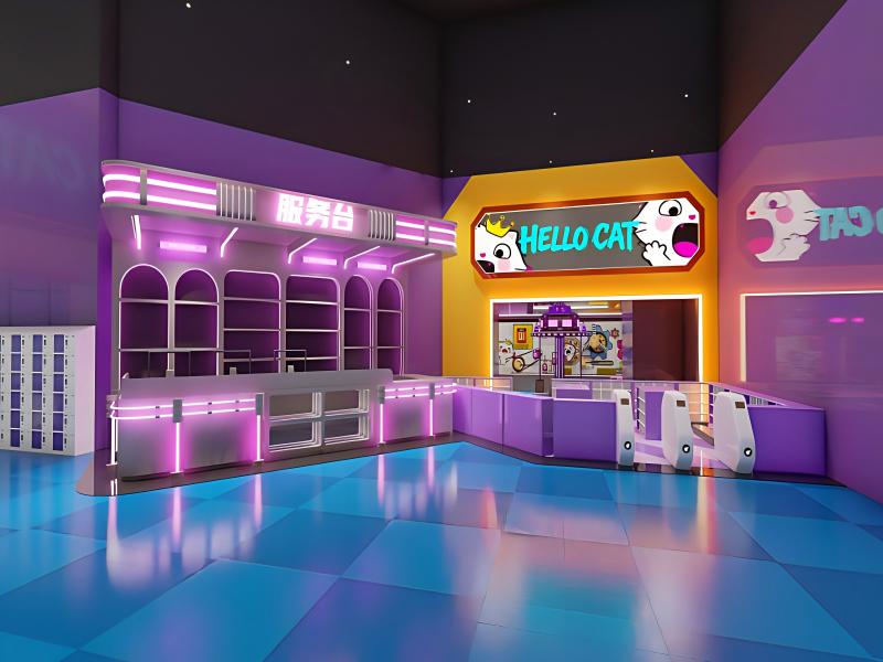 Hellocat Custom Theme Park Commercial One-Stop Kids Indoor Playground