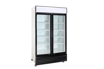 Double Door Refrigerator Double Glass Door Merchandiser Series