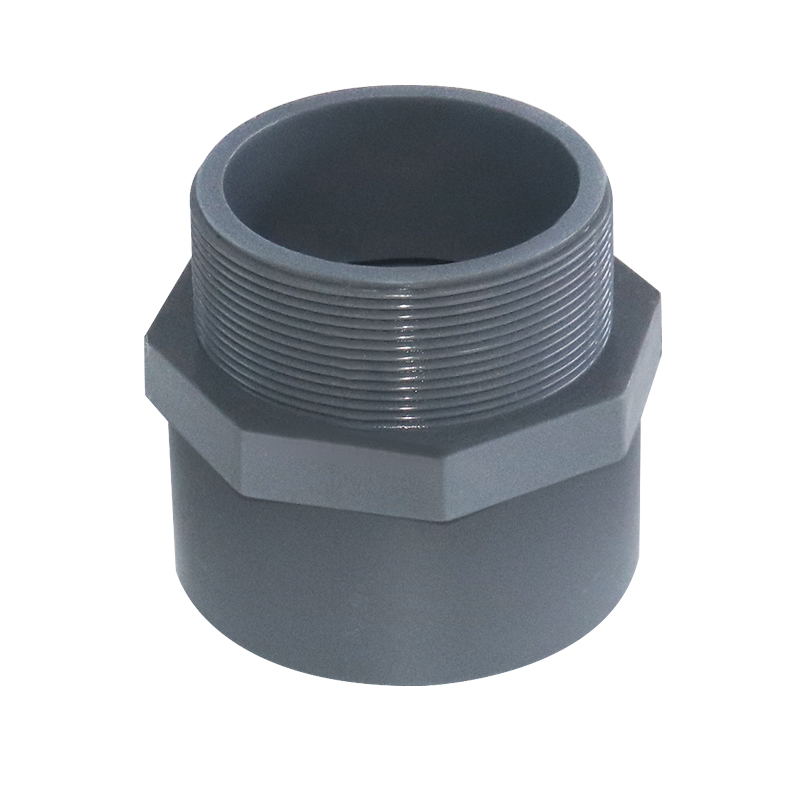 CPVC Industrial water GB ASTM GREY PVC-C PIPE AND FITTING MALE ADAPTER