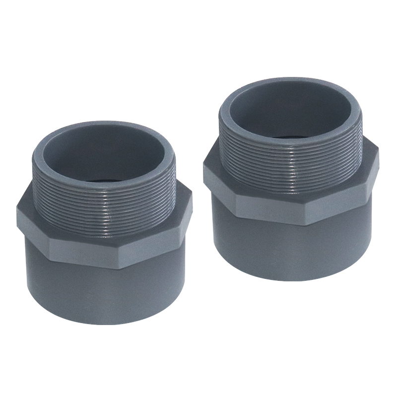 CPVC Industrial water GB ASTM GREY PVC-C PIPE AND FITTING MALE ADAPTER 2