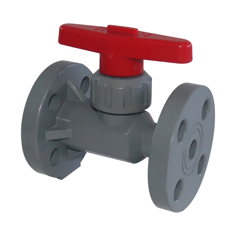 CPVC Industrial water GB ASTM GREY PVC-C PIPE AND FITTING flange ball valve